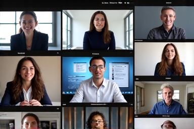 Peer reviewers collaborating remotely