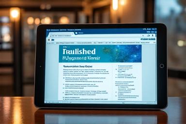 Published journal online platform